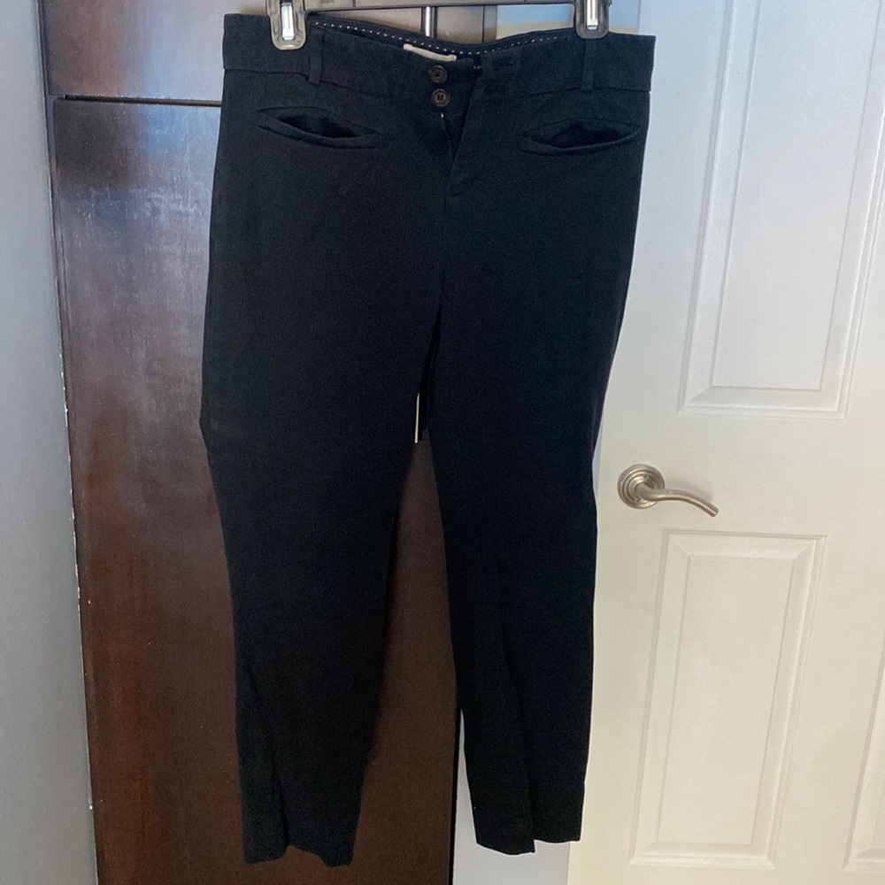 Anthropologie black pant size 8